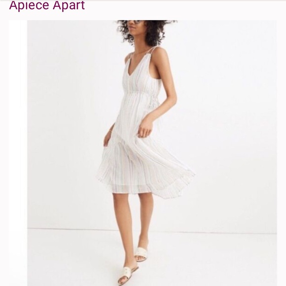 Apiece Apart™ Striped Daphne Midi Dress - Picture 4 of 11